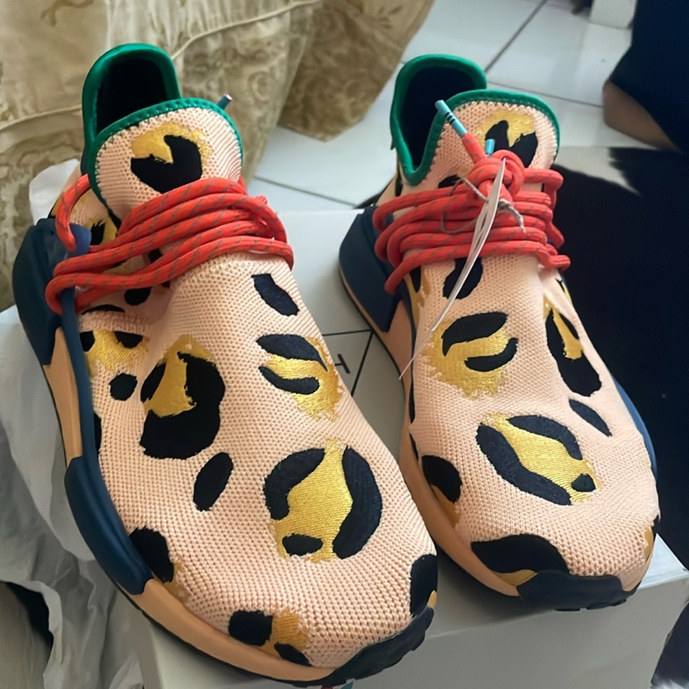 Pharrell x NMD Human Race 'Animal Print - Pulse Amber'